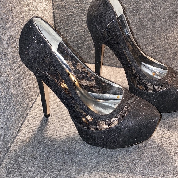 Deb black platform stilettos - Picture 7 of 7
